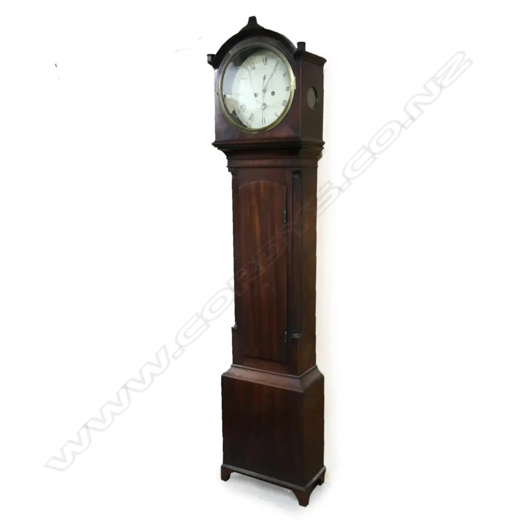 A George III mahogany longcase clock Image 1++