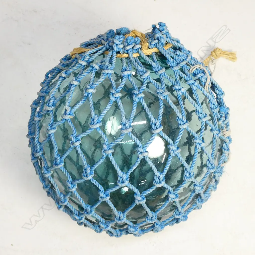 An old Japanese glass fishing float Image 1++