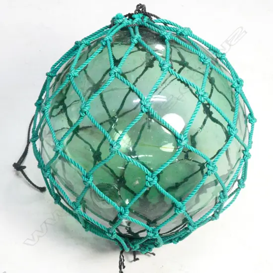 An old Japanese glass fishing float