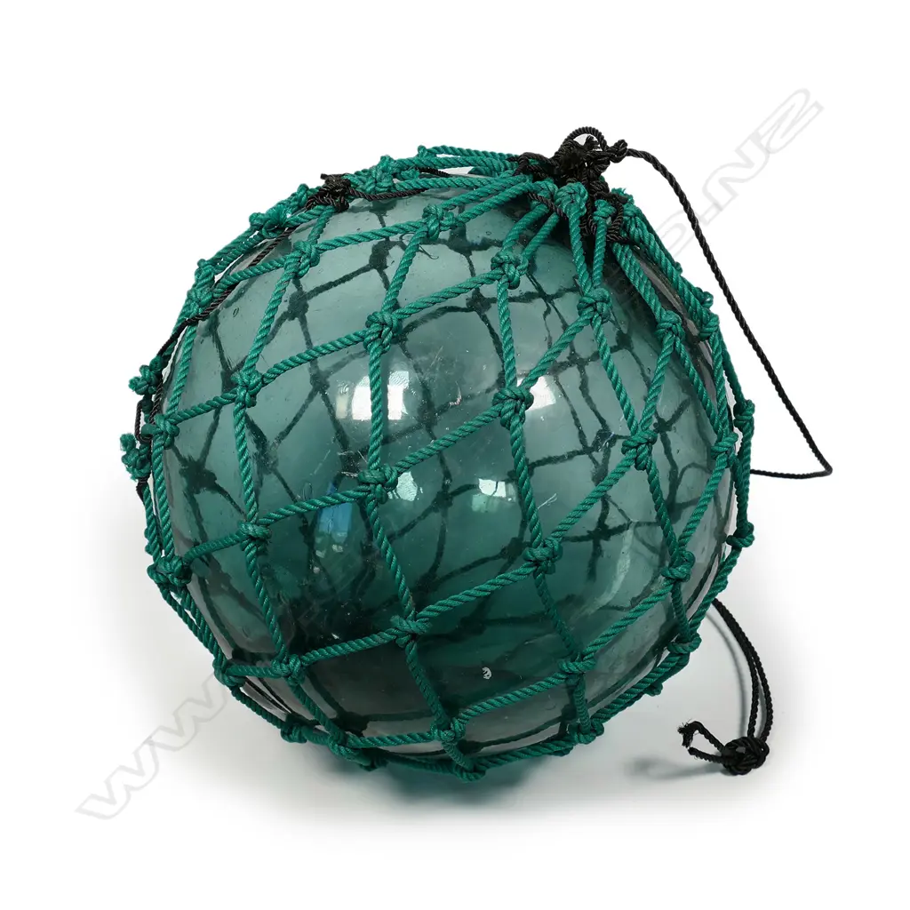 An old Japanese glass fishing float Image 1++