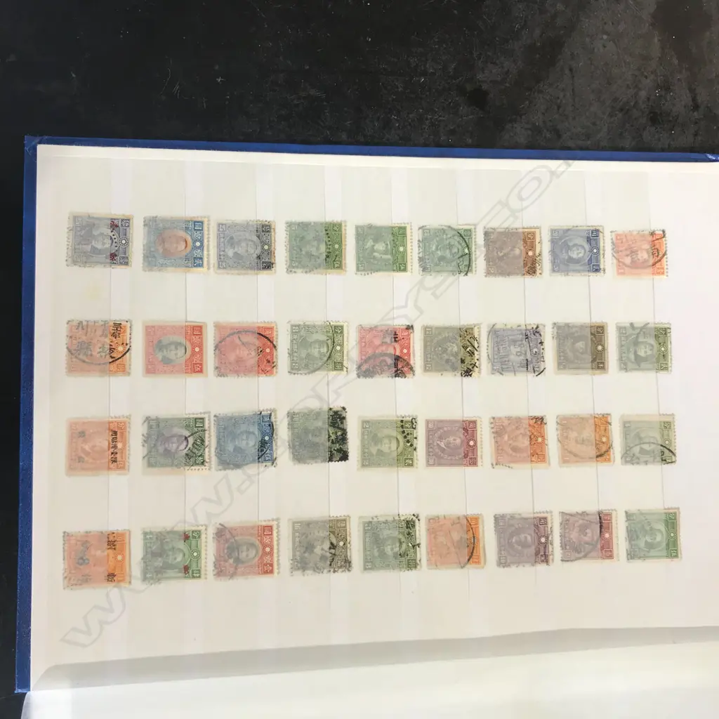 A Chinese stamp collection in album Image 1++