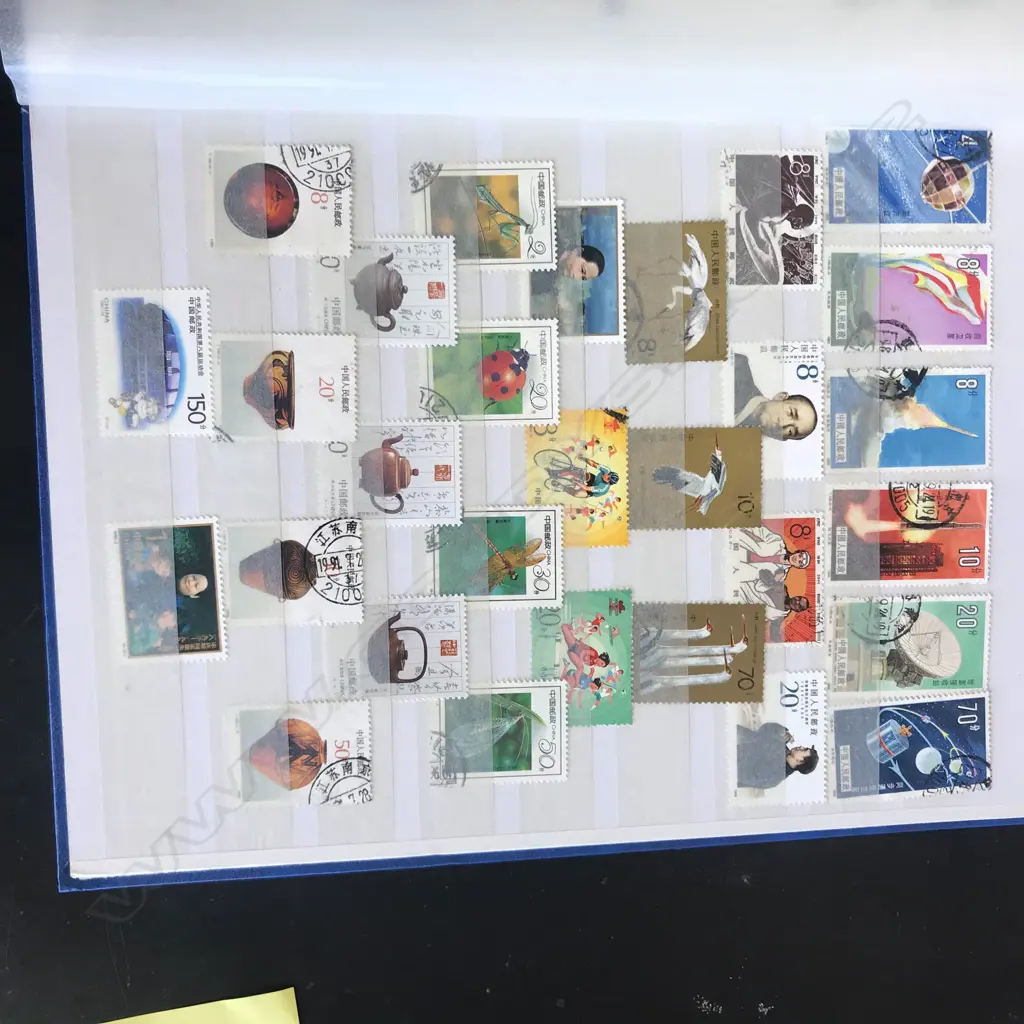 A Chinese stamp collection in album Image 1++