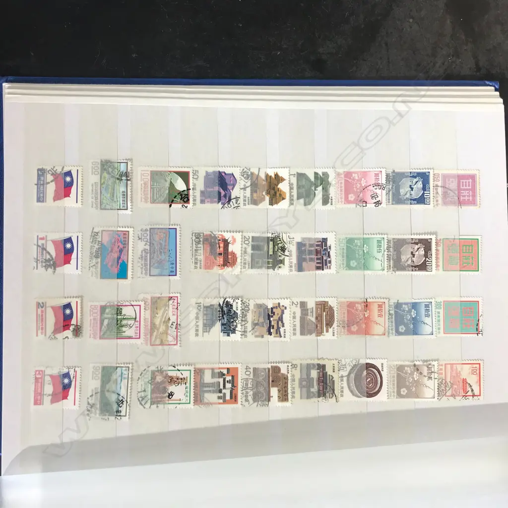 A Chinese stamp collection in album Image 1++