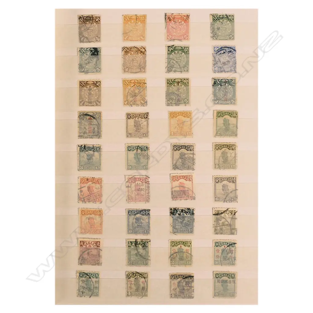 A Chinese stamp collection in album Image 1++