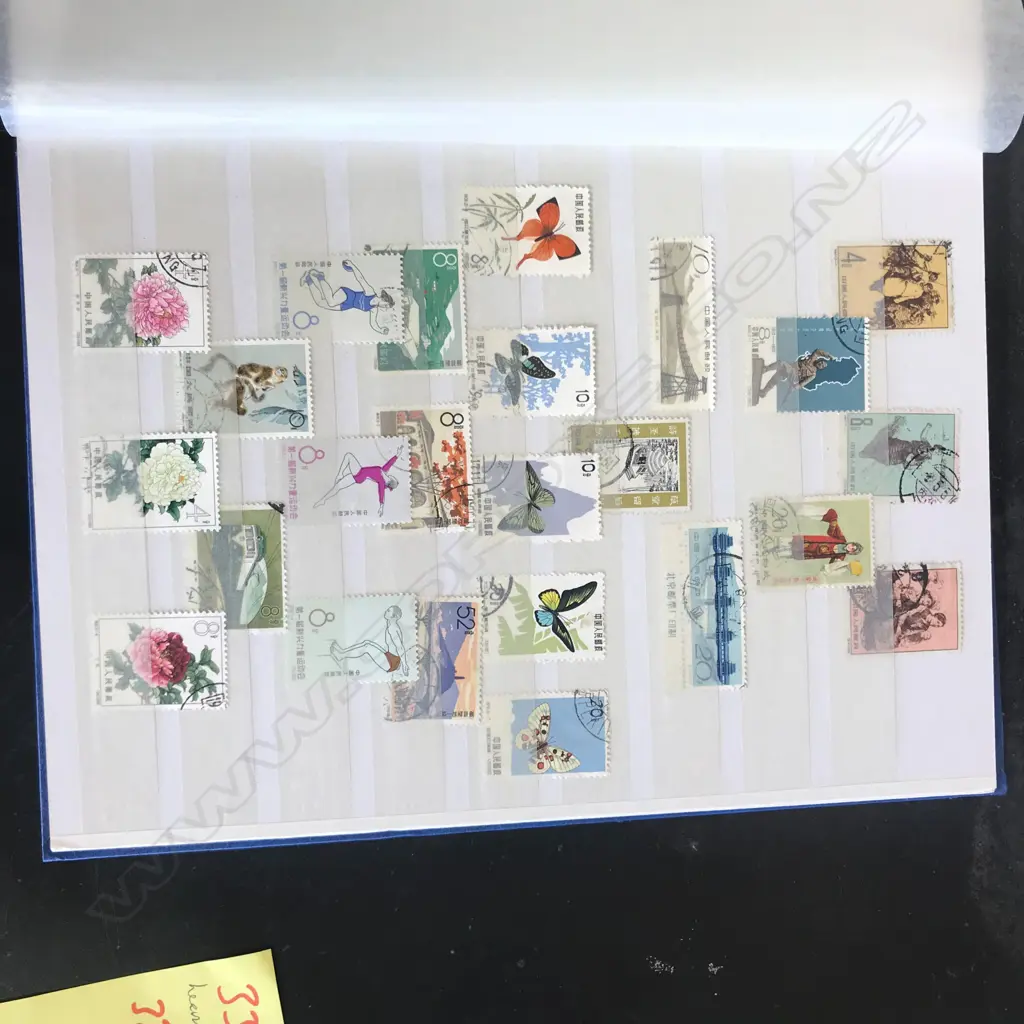 A Chinese stamp collection in album Image 1++