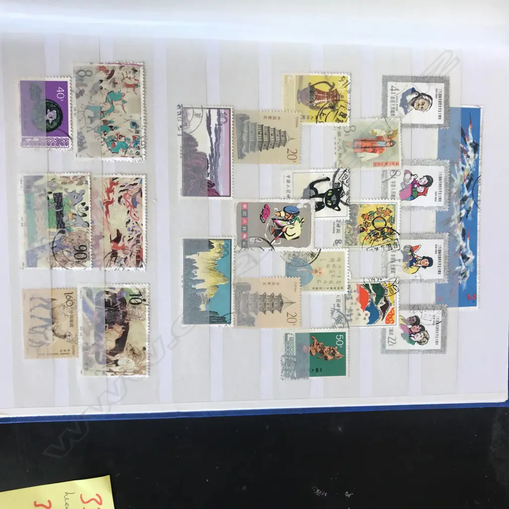 A Chinese stamp collection in album Image 1++