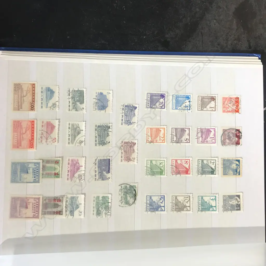 A Chinese stamp collection in album Image 1++