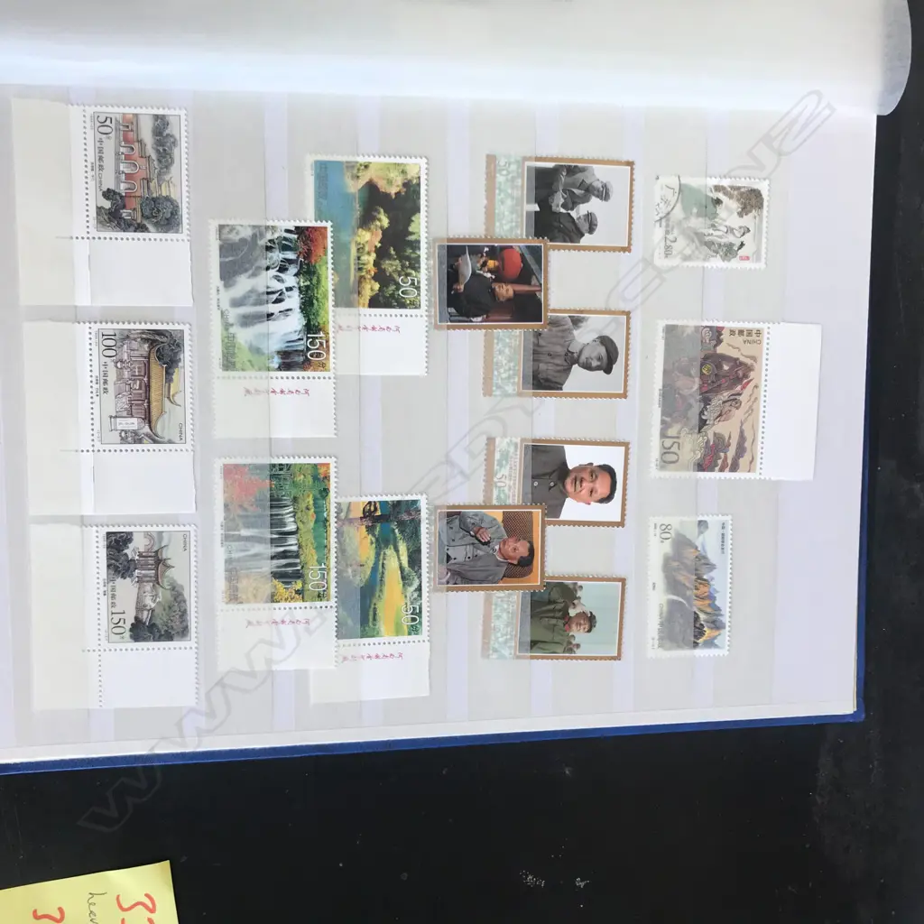 A Chinese stamp collection in album Image 1++