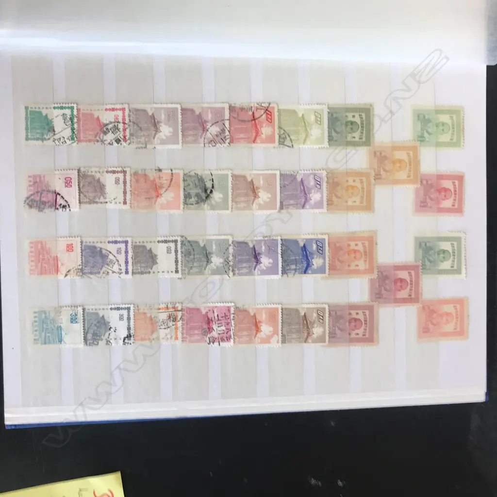 A Chinese stamp collection in album Image 1++