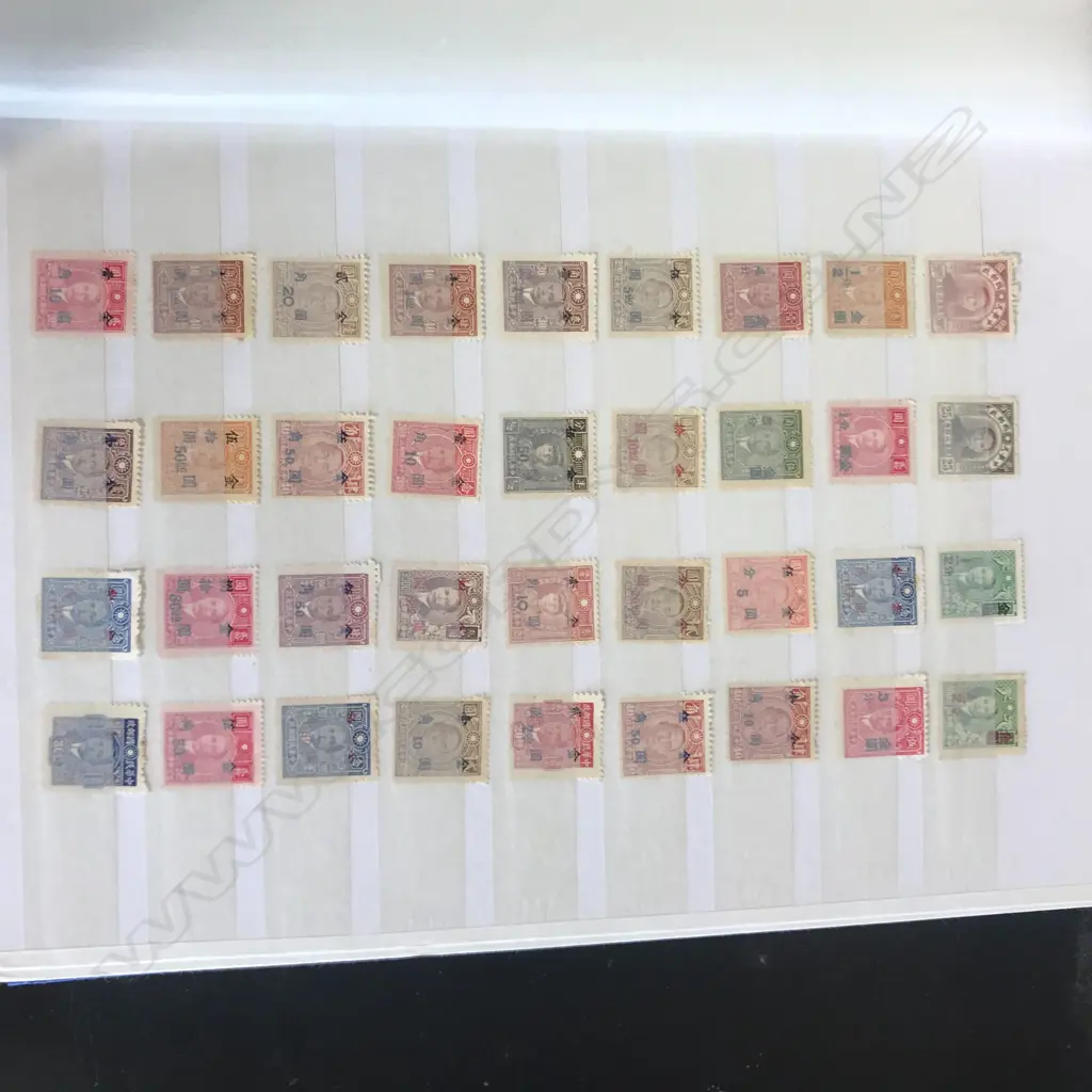 A Chinese stamp collection in album Image 1++