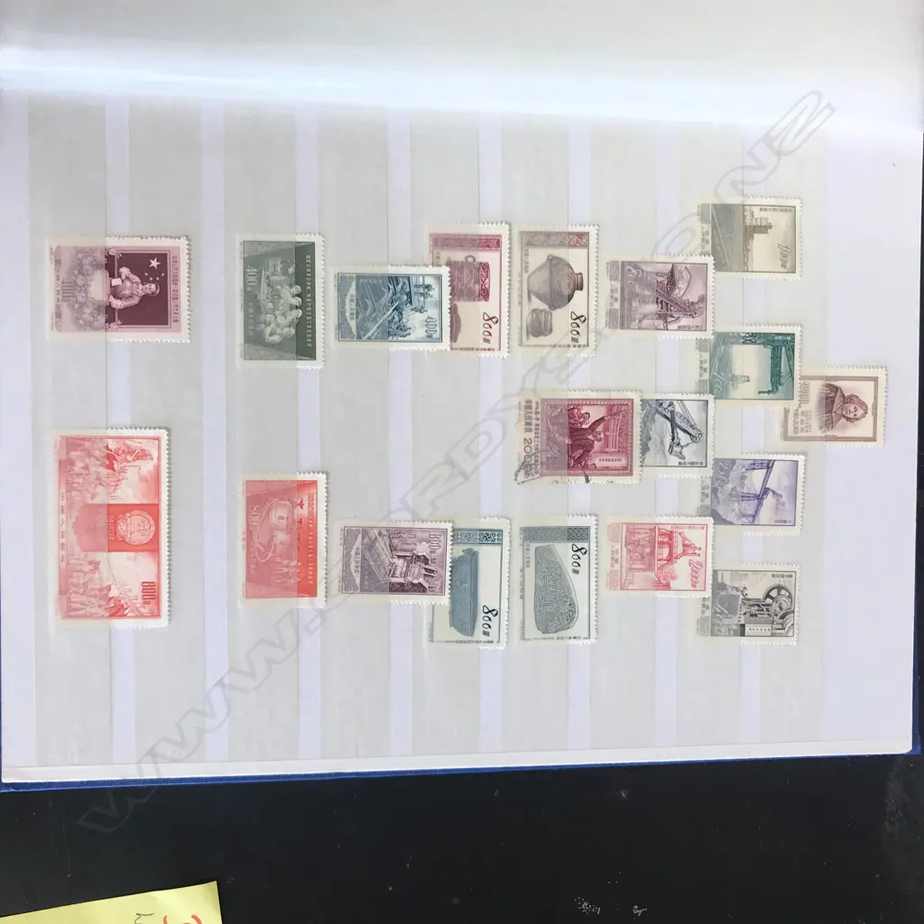 A Chinese stamp collection in album Image 1++