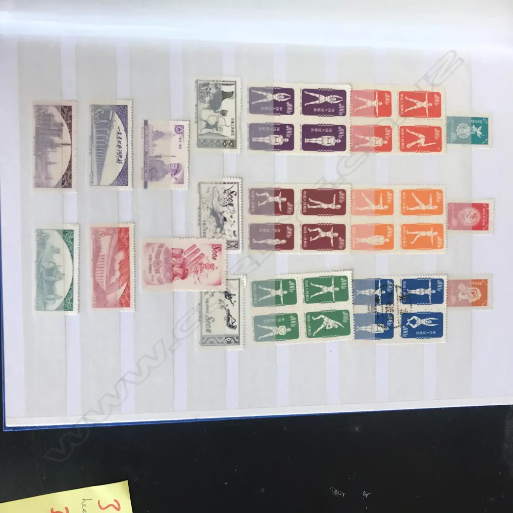 A Chinese stamp collection in album Image 1++