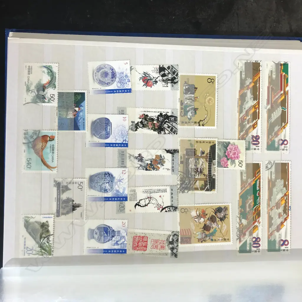 A Chinese stamp collection in album Image 1++