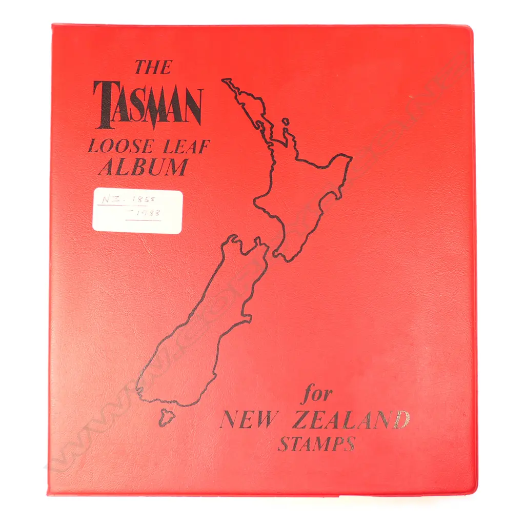 A near complete New Zealand stamp collection in Tasman album Image 1++