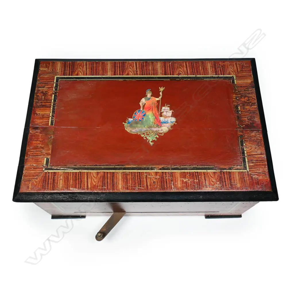 A 19thC Swiss disc music box Image 1++