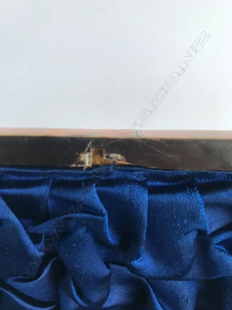 A Regency tortoiseshell sarcophagus sewing box Image 1++