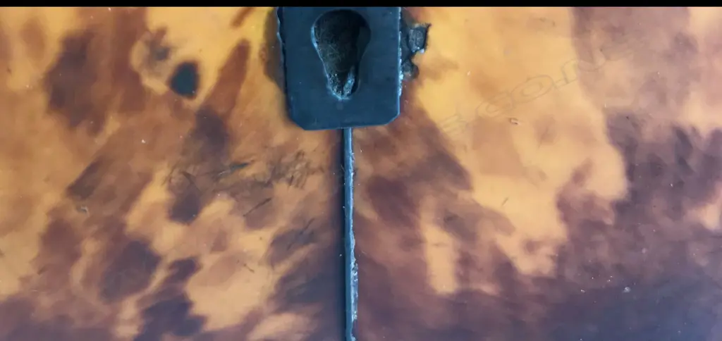 A Regency tortoiseshell sarcophagus sewing box Image 1++