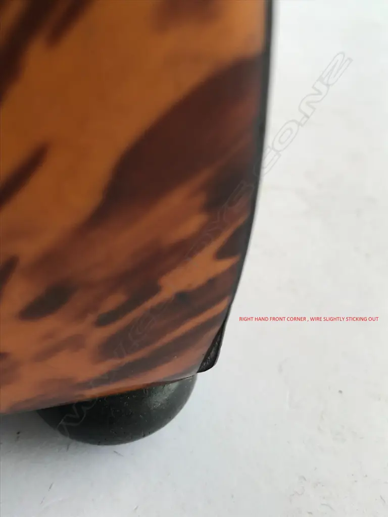 A Regency tortoiseshell sarcophagus sewing box Image 1++