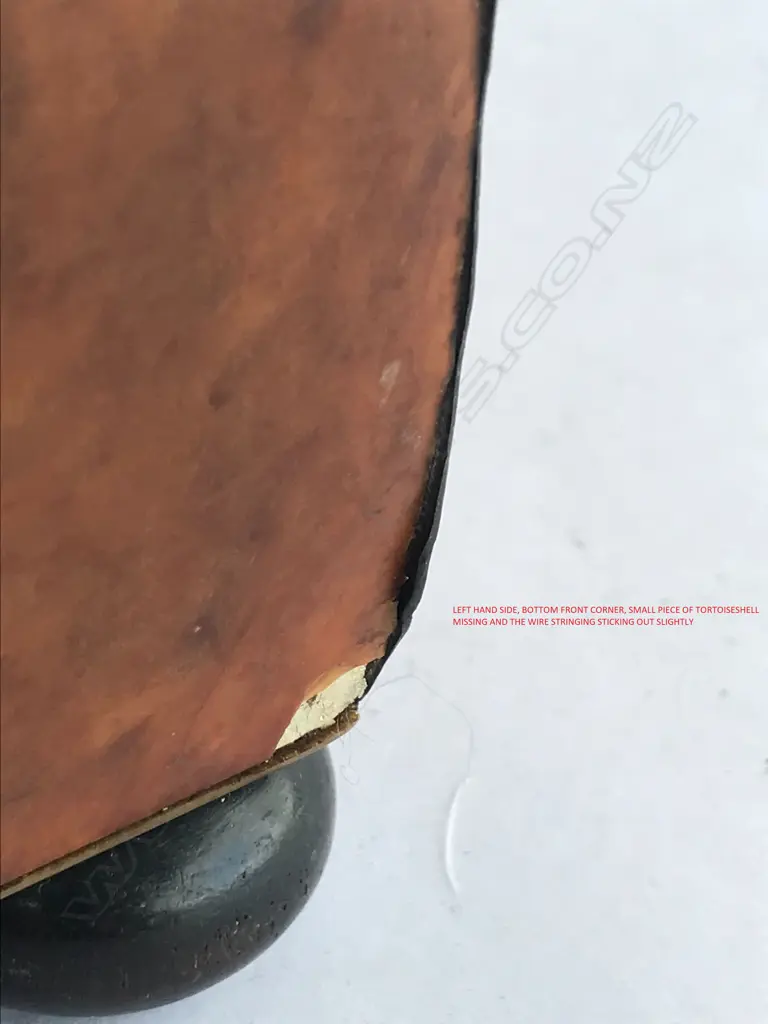 A Regency tortoiseshell sarcophagus sewing box Image 1++