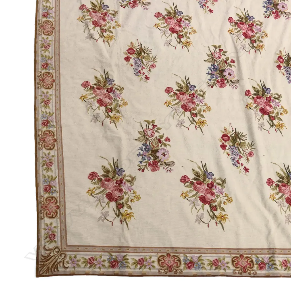 A vintage large Aubusson wall hanging Image 1++