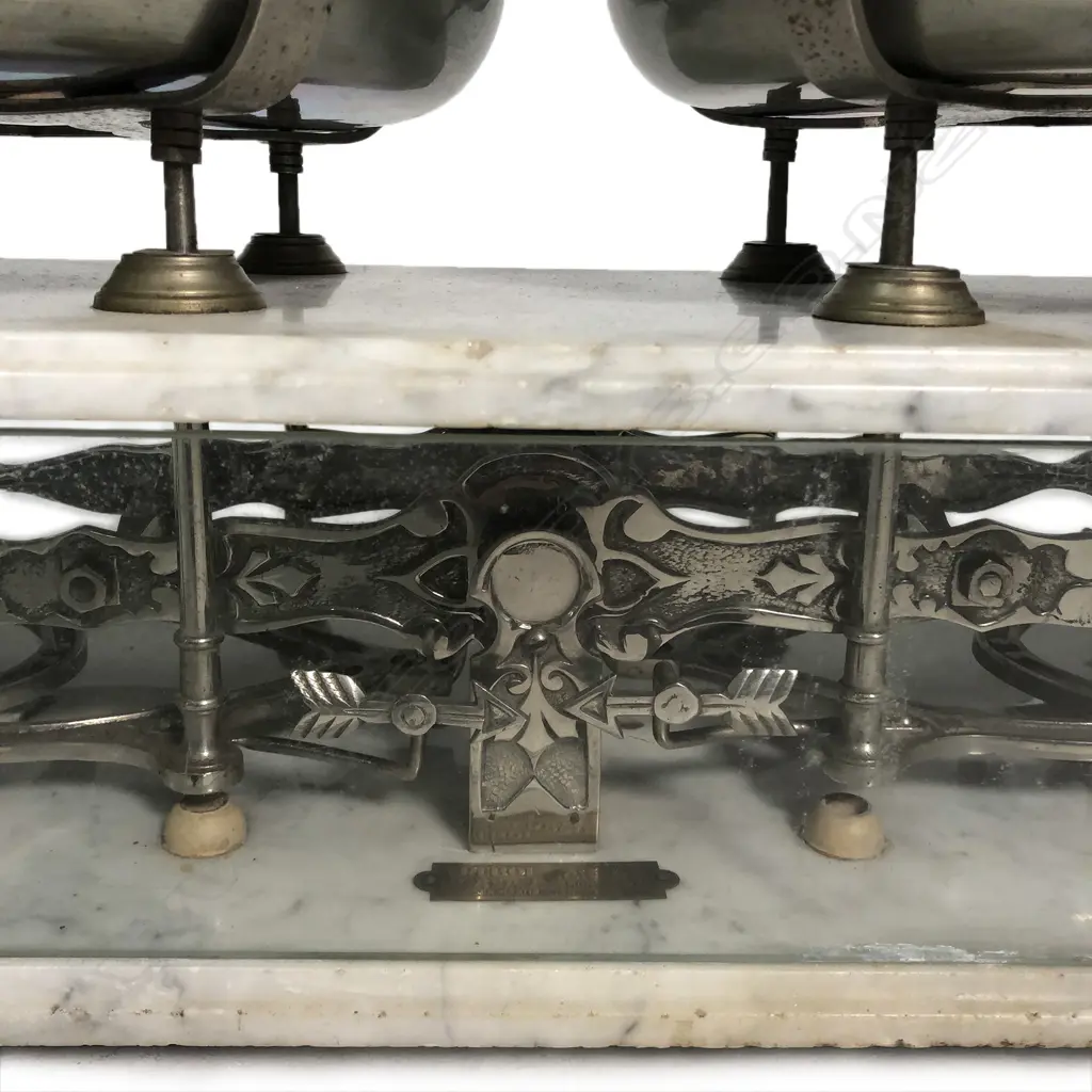 A set of large early 20thC Spanish butcher’s balance scales Image 1++