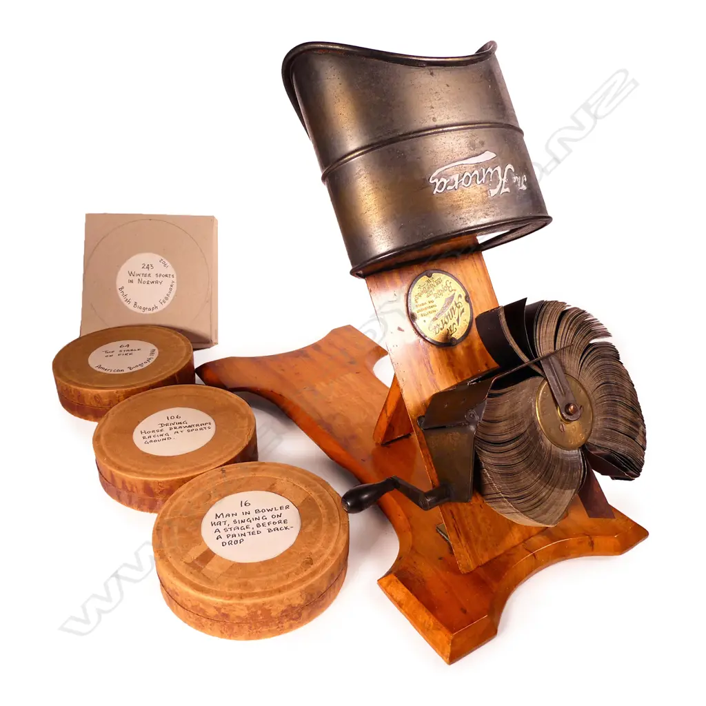 A rare Victorian hand operated motion picture device Image 1++