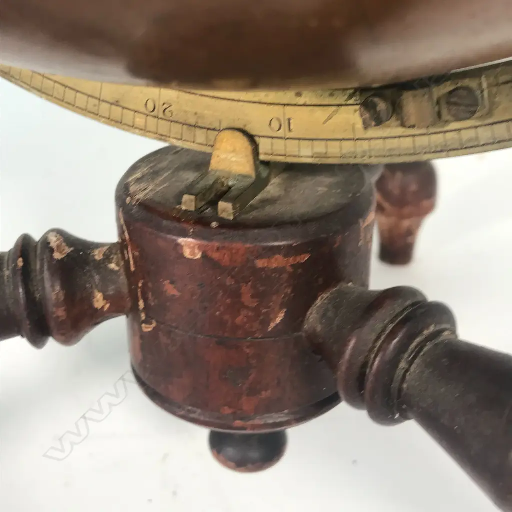 A pair of 19thC Malby's table top globes Image 1++