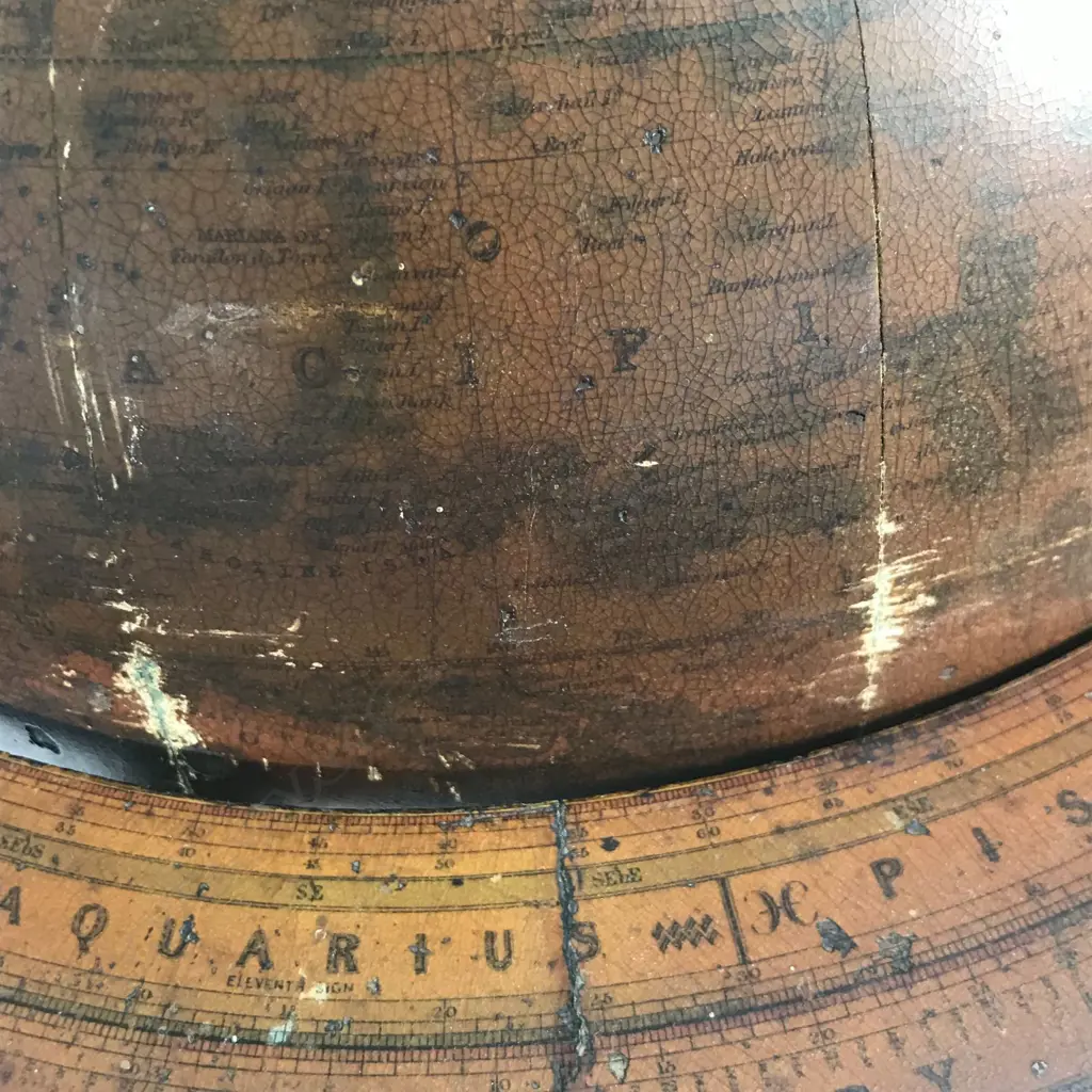 A pair of 19thC Malby's table top globes Image 1++