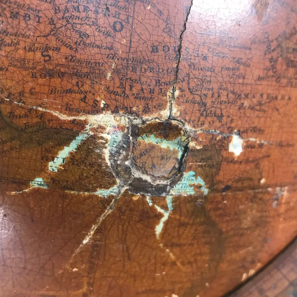 A pair of 19thC Malby's table top globes Image 1++