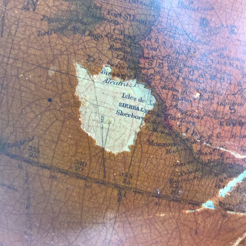 A pair of 19thC Malby's table top globes Image 1++