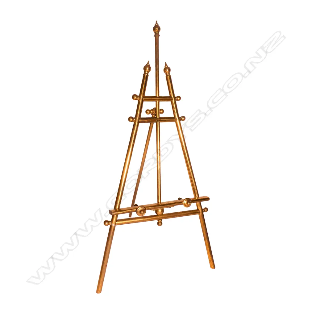 An antique brass table easel Image 1++