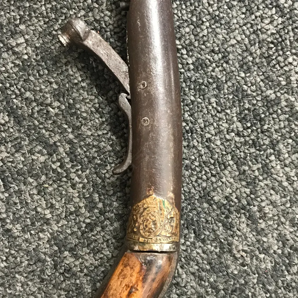 A rare Day's patent under hammer percussion walking stick gun by Hubbard Image 1++