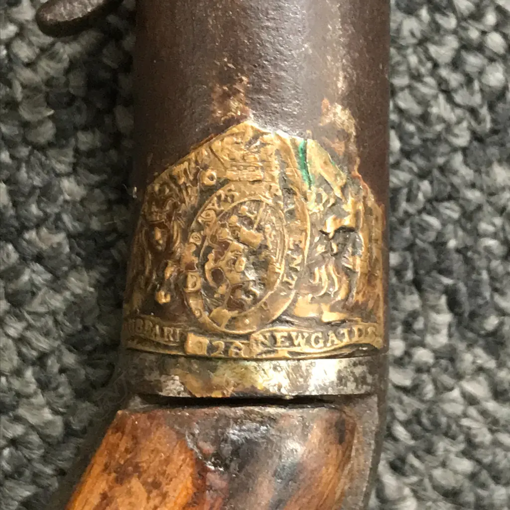A rare Day's patent under hammer percussion walking stick gun by Hubbard Image 1++