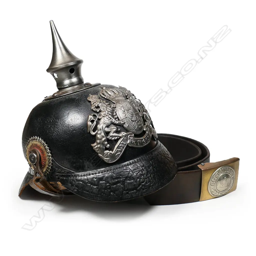 A German WWI Bavarian pickelhaube Image 1++