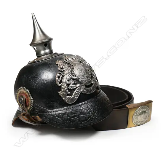 A German WWI Bavarian pickelhaube