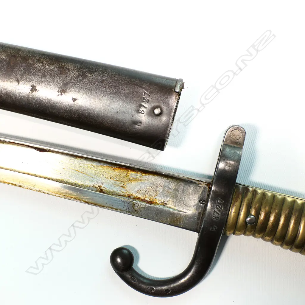 French yataghan sword bayonet for M1866 Chassepot rifle Image 1++