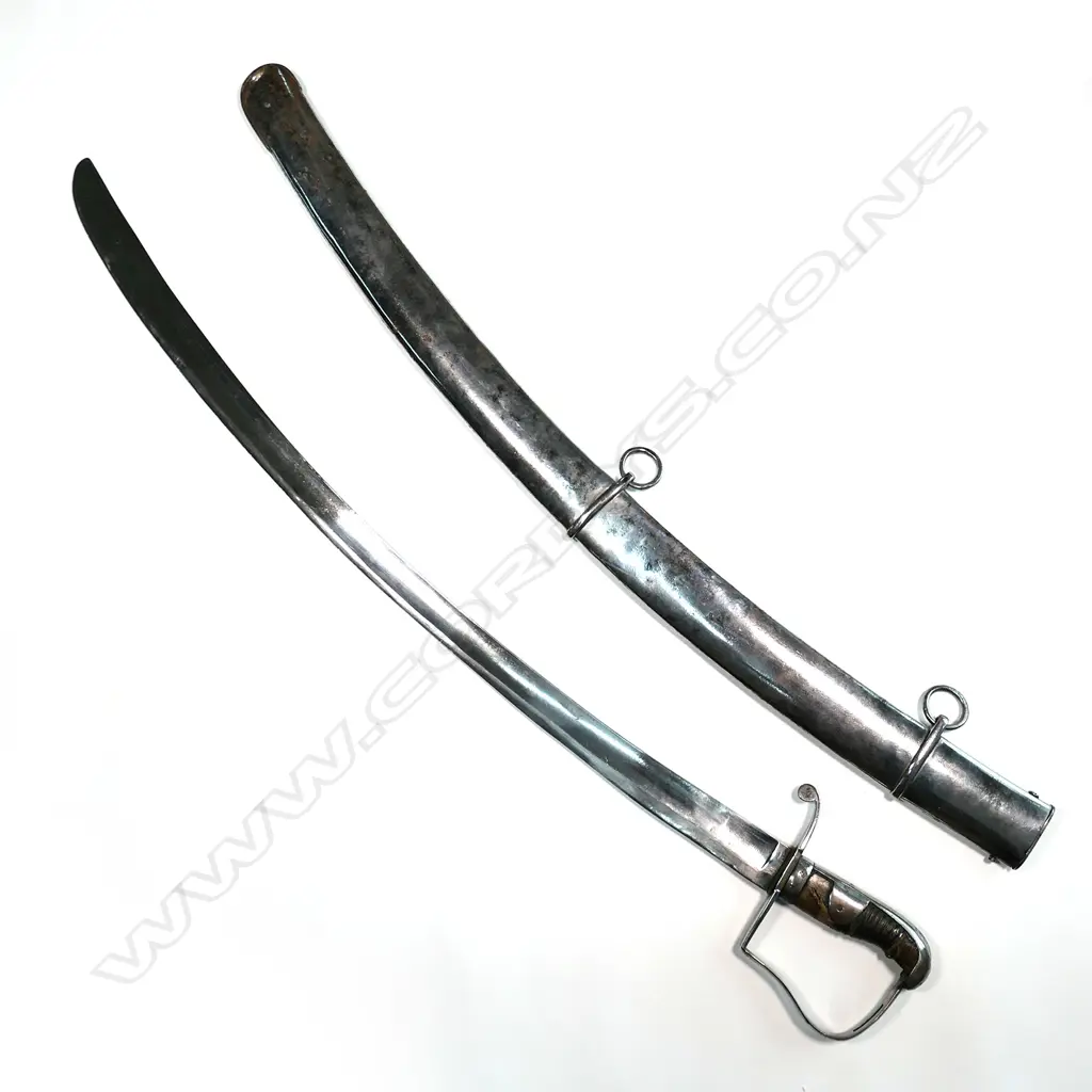 Prussian Model 1811 Blucher Cavalry Trooper's Sabre in scabbard Image 1++