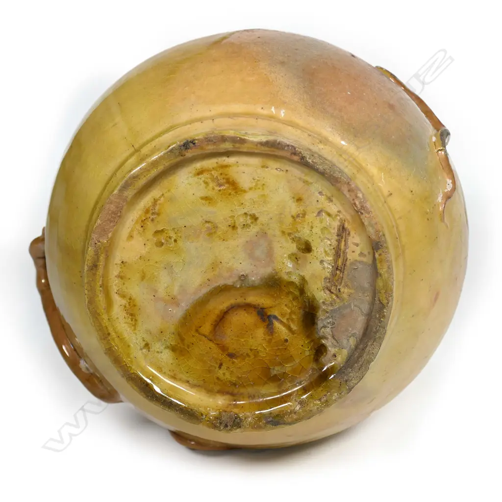 A late 19thC Arts & Crafts studio pottery lizard vase Image 1++