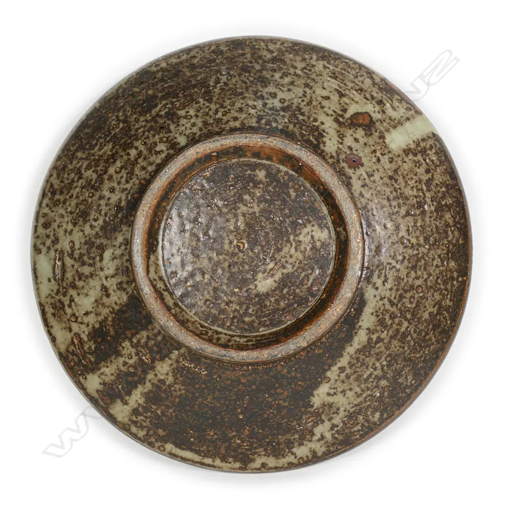 Tatsuzō Shimaoka (Japanese 1919-2007) stoneware studio pottery dish Image 1++