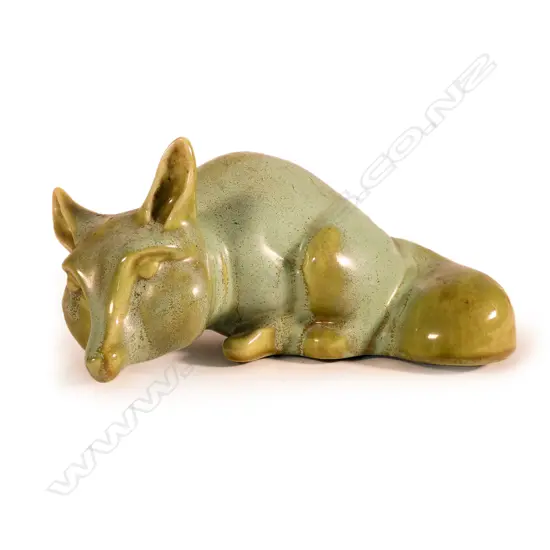 An uncommon Clarice Cliff Reynard the Fox sculpture