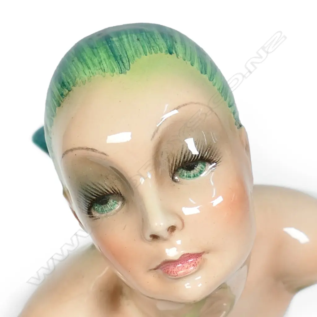 'Mamma Sirena Su Piatto' - a ceramic group by Helen König Scavini for Ars Lenci Image 1++