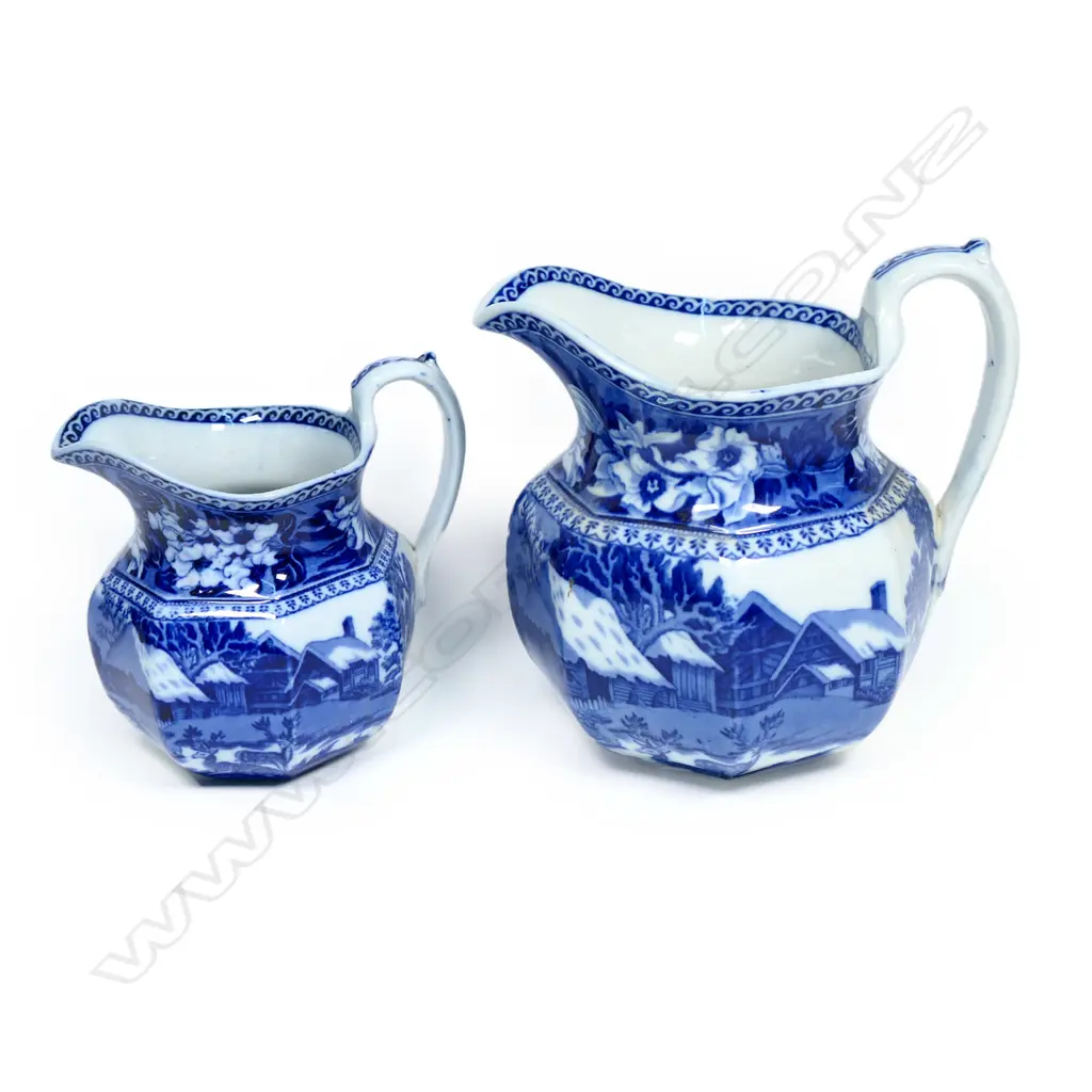 Two old Wedgwood graduated jugs Image 1++