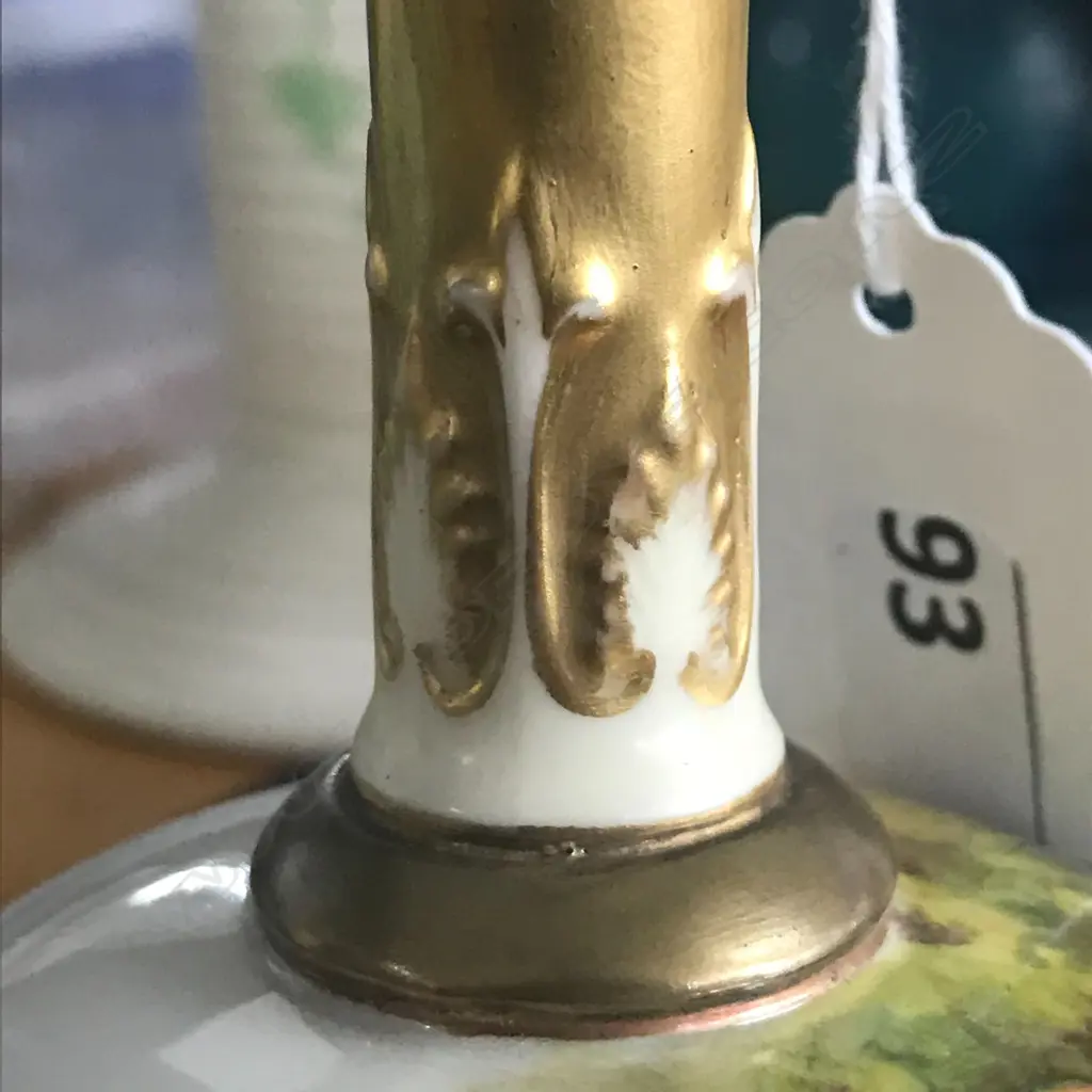 A Royal Worcester fruit painted vase by Morley Image 1++