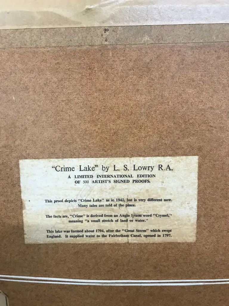 Laurence Stephen Lowry (1887-1976) Image 1++