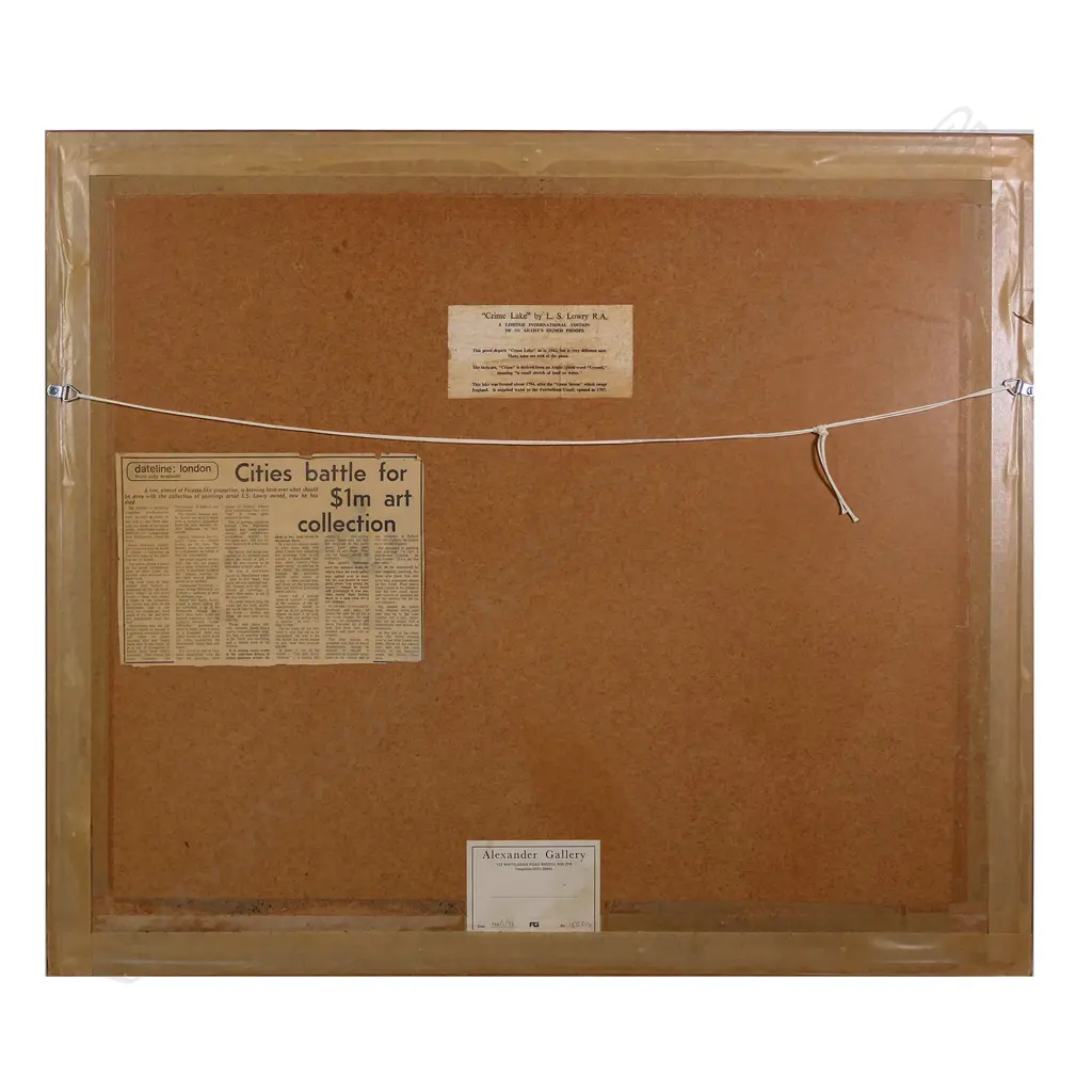 Laurence Stephen Lowry (1887-1976) Image 1++