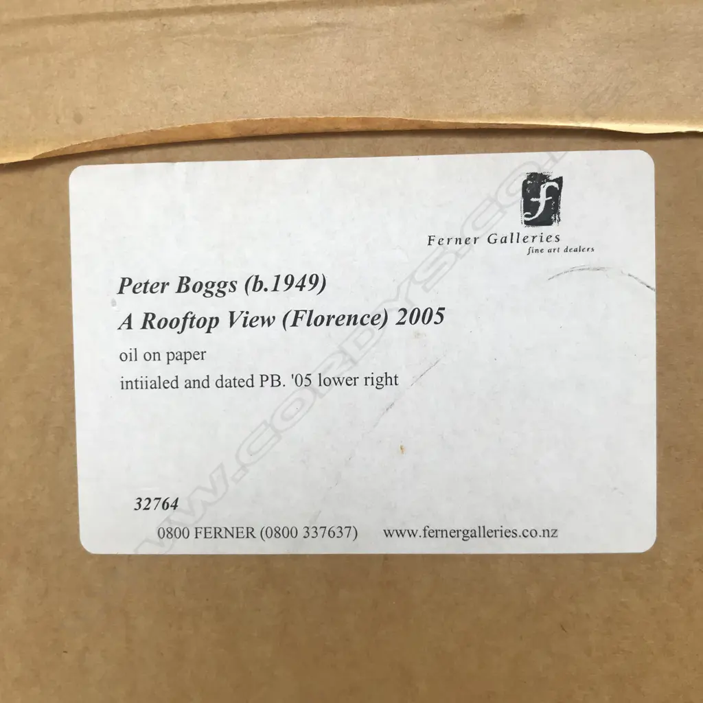 Peter Boggs (b.1949 NZ.) Image 1++