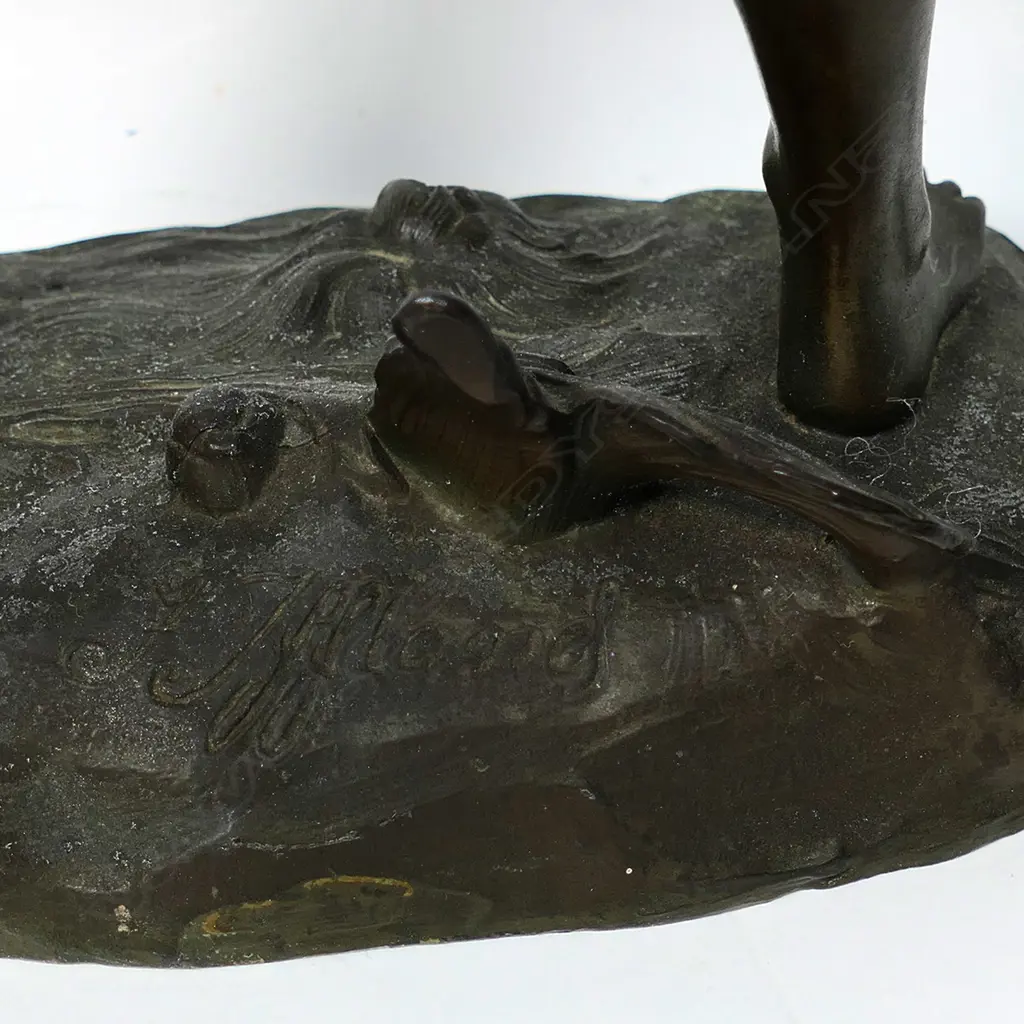 Late 19thC Junghans ‘Bat Boy’ mystery clock Image 1++