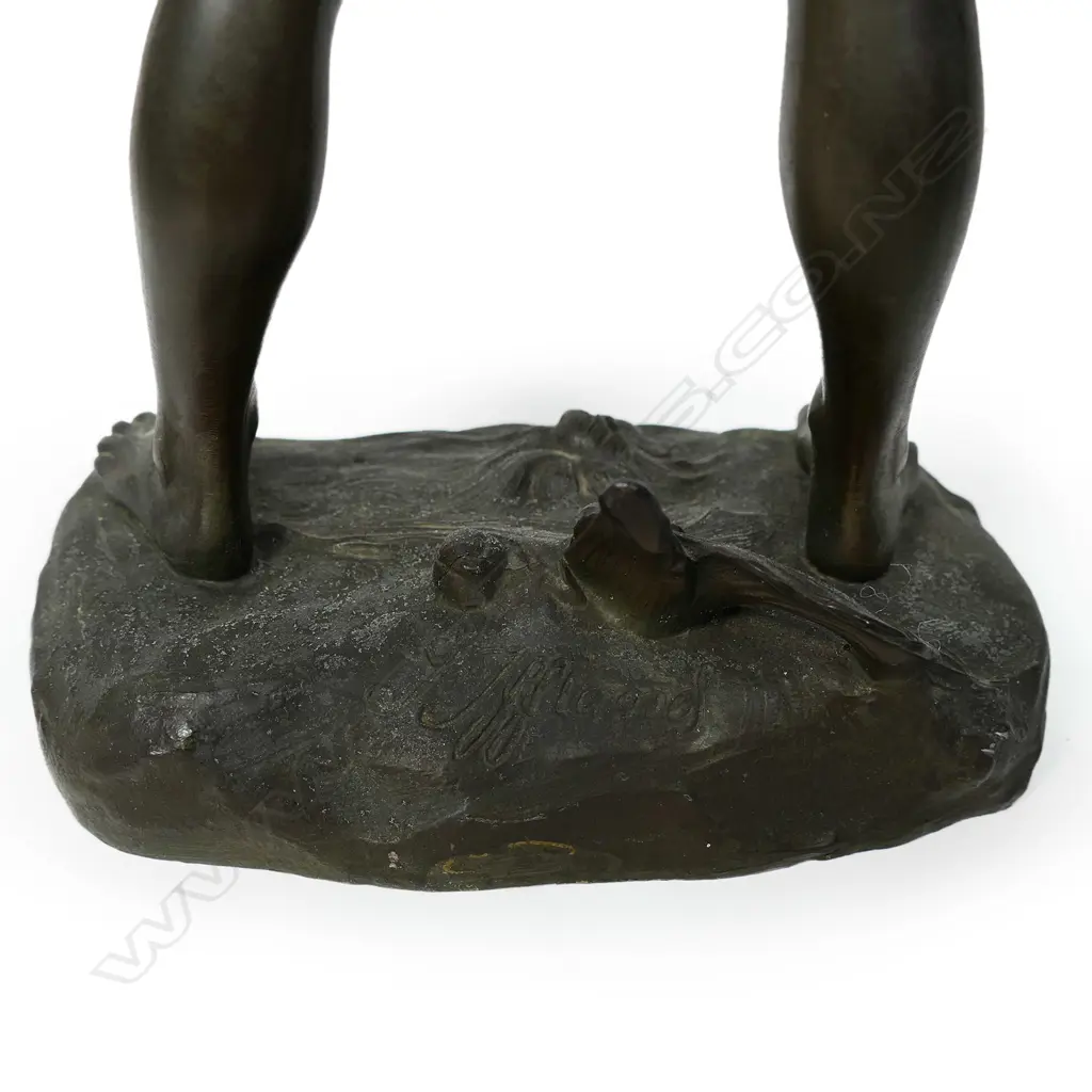 Late 19thC Junghans ‘Bat Boy’ mystery clock Image 1++