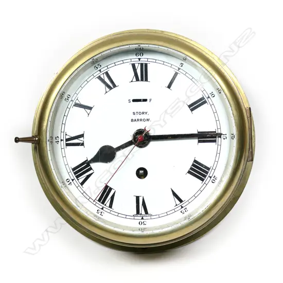 A quality Victorian ship's clock