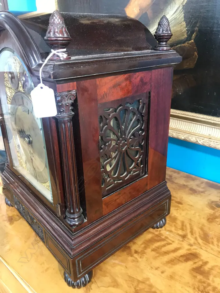 A fine quality early 20thC bracket clock for Asprey Image 1++